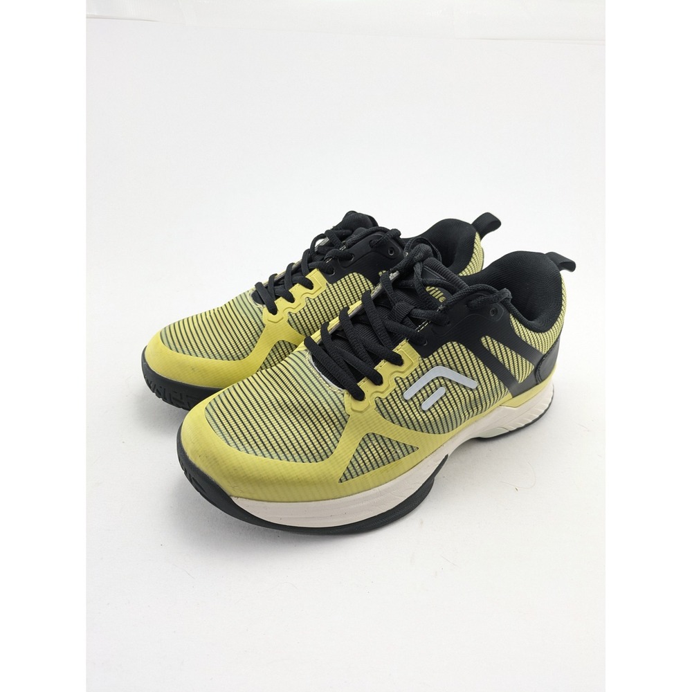 Mens FitVille Yellow Pickleball All Court Marca Comfort Tennis Shoes Size 9EW - Picture 5 of 7